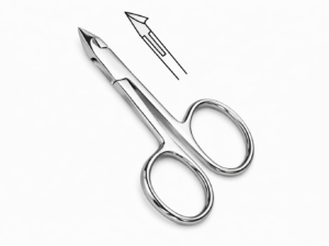 Professional Cuticle Nippers (Scissor-Handle Style)